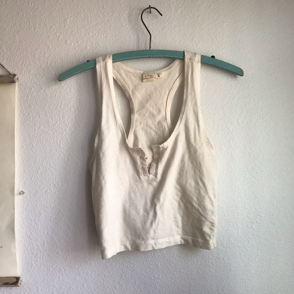 •LA Hearts Crop Top•